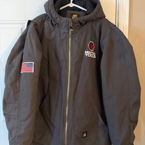 Mens 2XL Berne Matco Tools HEAVY DUTY Jacket - Black